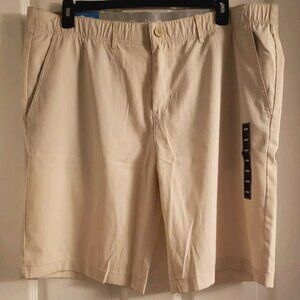 Men's Etonic White Woven Shorts Flat Front Size 40 Off-White Cream Brand New NWT